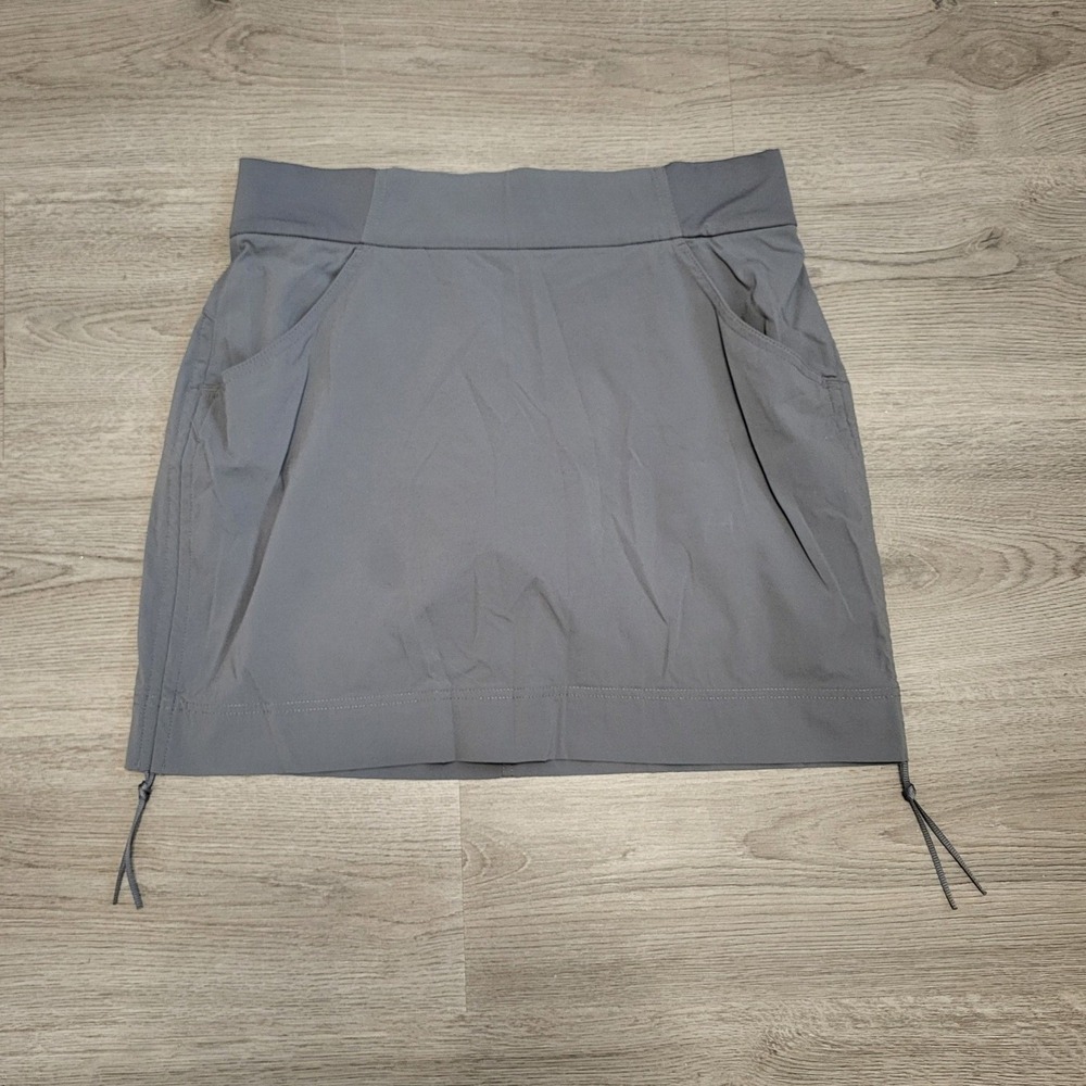 Columbia Adjustable Casual Skort Womens size Medium Dark‎ Gray Hiking Athletic